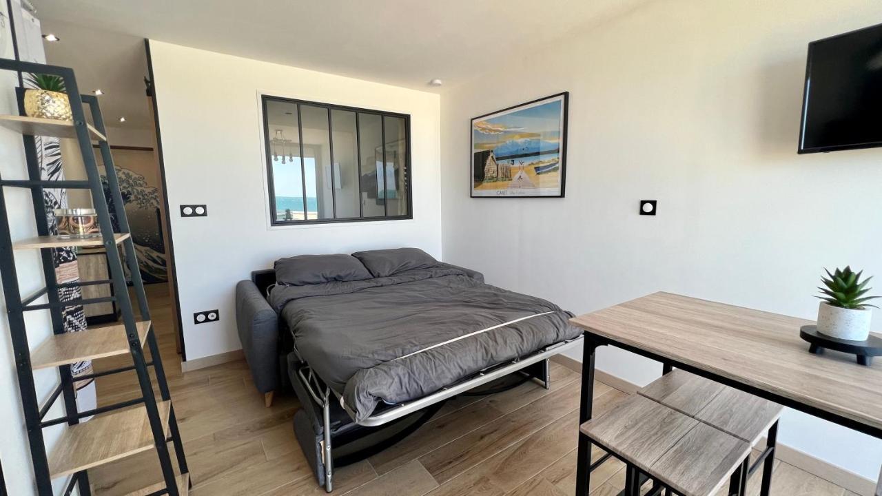 Appartement Cosy, Vue Mer Avec Parking Privatif カネ エクステリア 写真